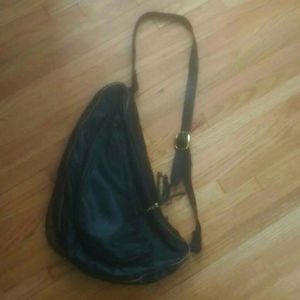 Ameribag type leather Crossbody bag unisex